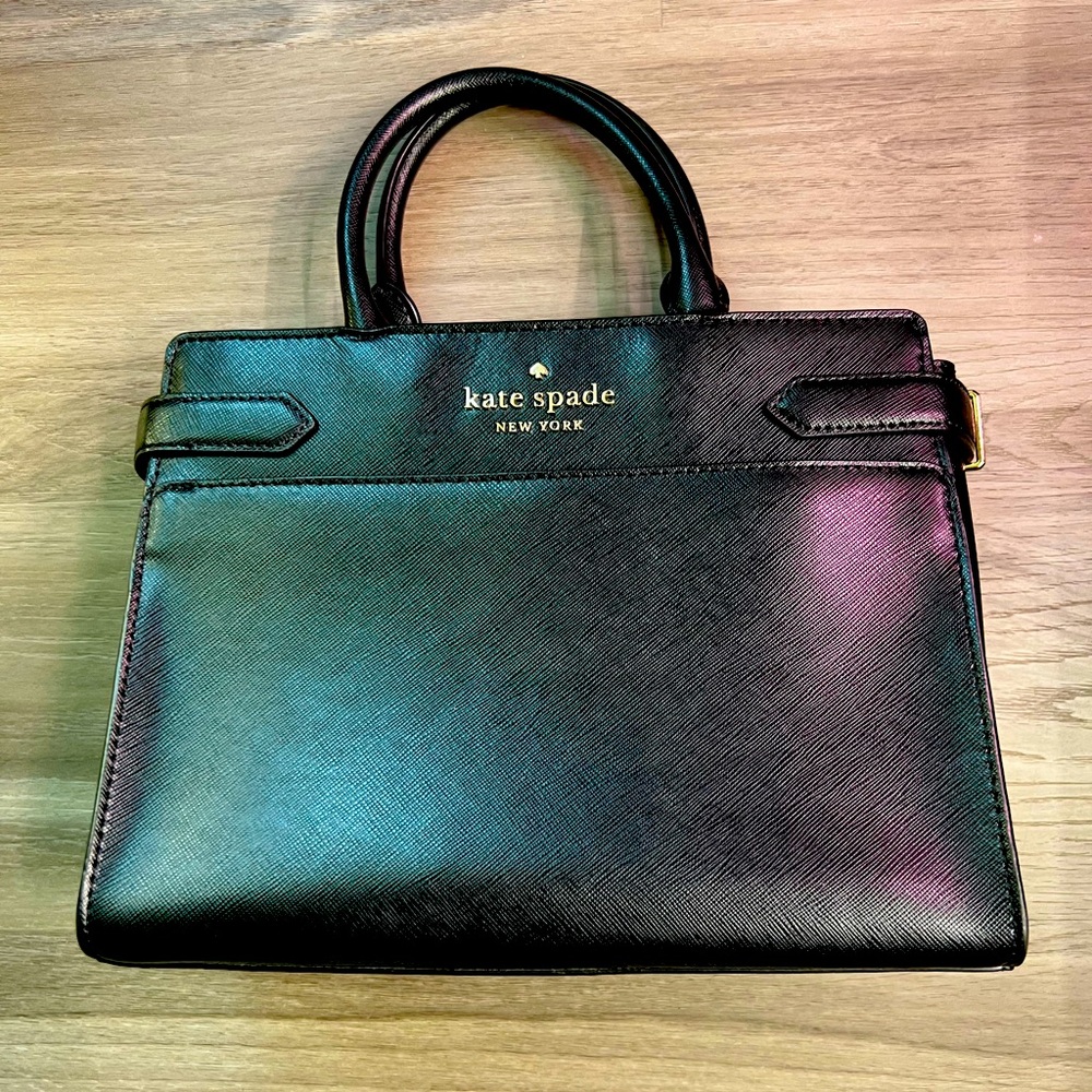 Kate Spade Black Saffiano Leather Tote